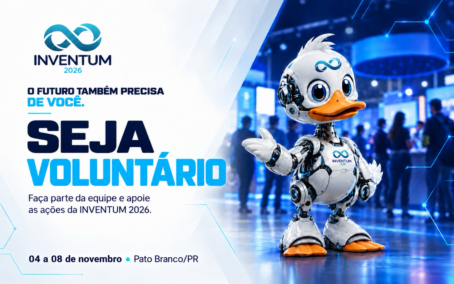 Campanha Seja Voluntário da INVENTUM 2026